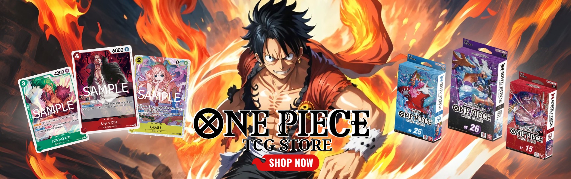 One Piece TCG Store Banner - One Piece TCG Strore